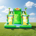 Inflatable Water Slide Park With Pool And Climbing Wall (SAK90736)