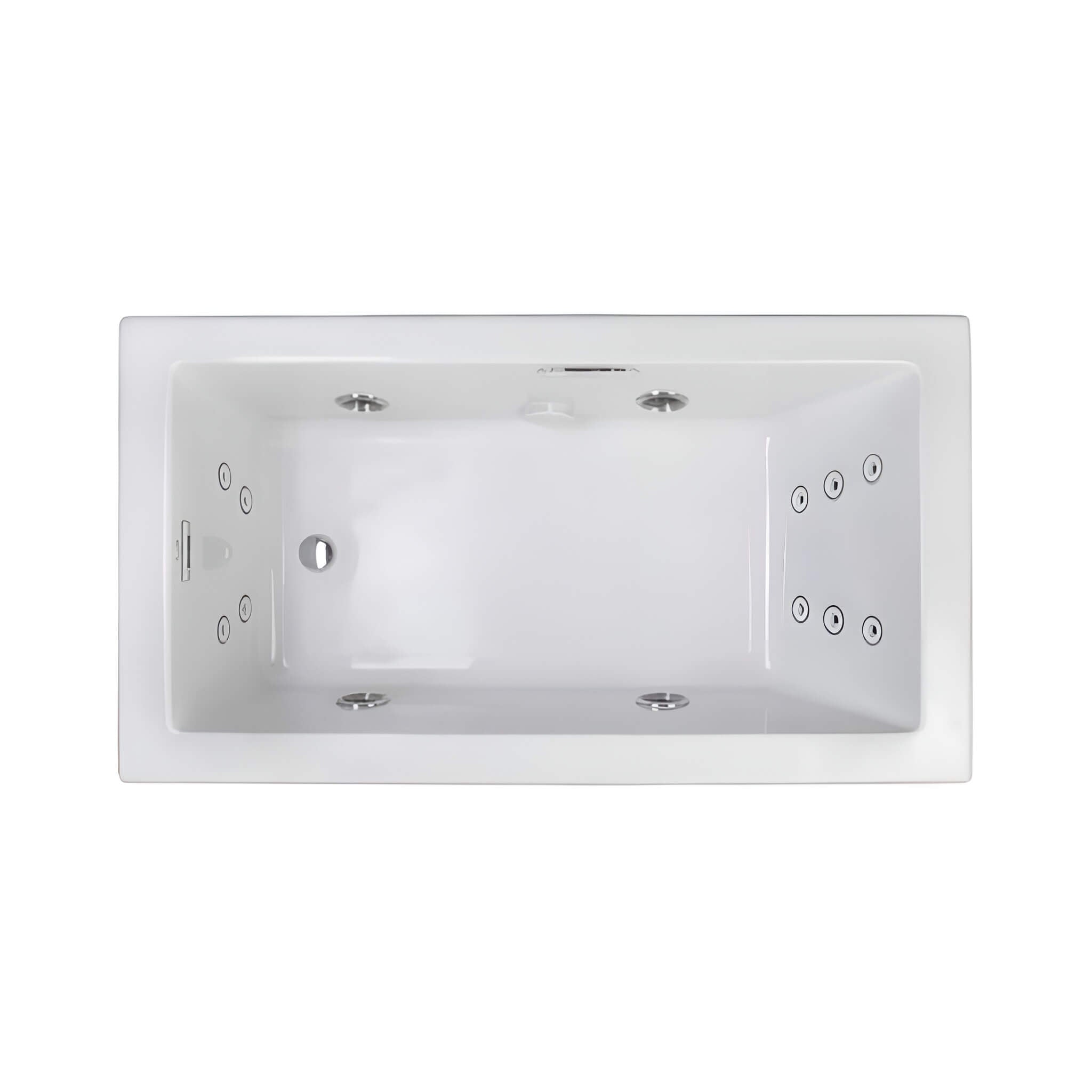 Jacuzzi Elara 72-Inch Rectangle Whirlpool Bathtub With Left Drain [JELA7236WLR2HX] (SAK61507)