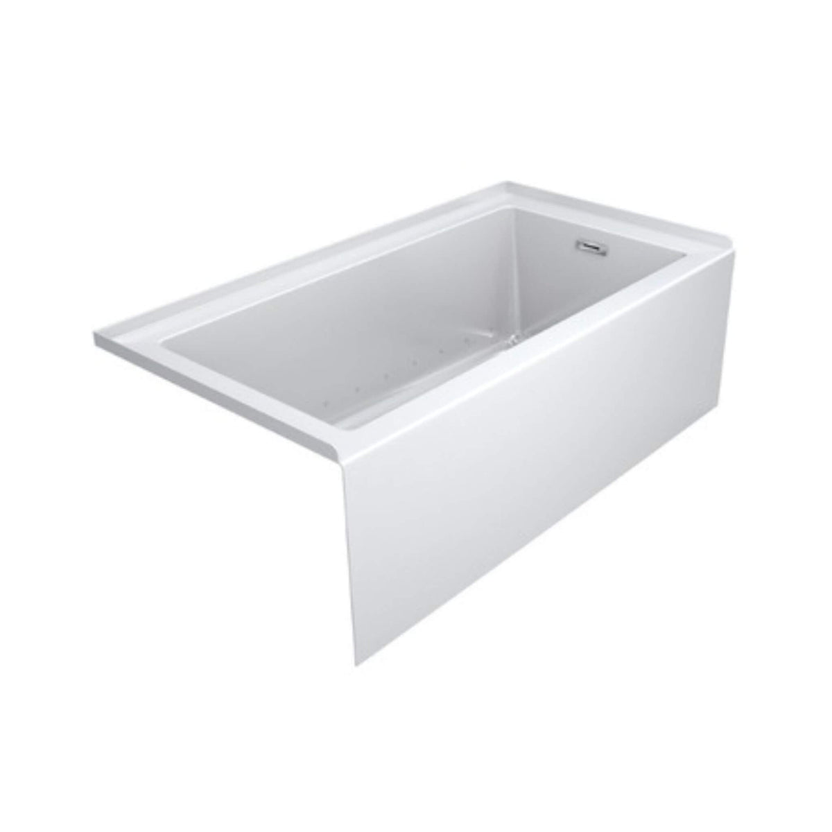 Jacuzzi Linea 60-Inch 3-Wall Alcove Acrylic Air Tub With Right Drain [JLNS6032ARL2XXW/Y] (SAK26305)