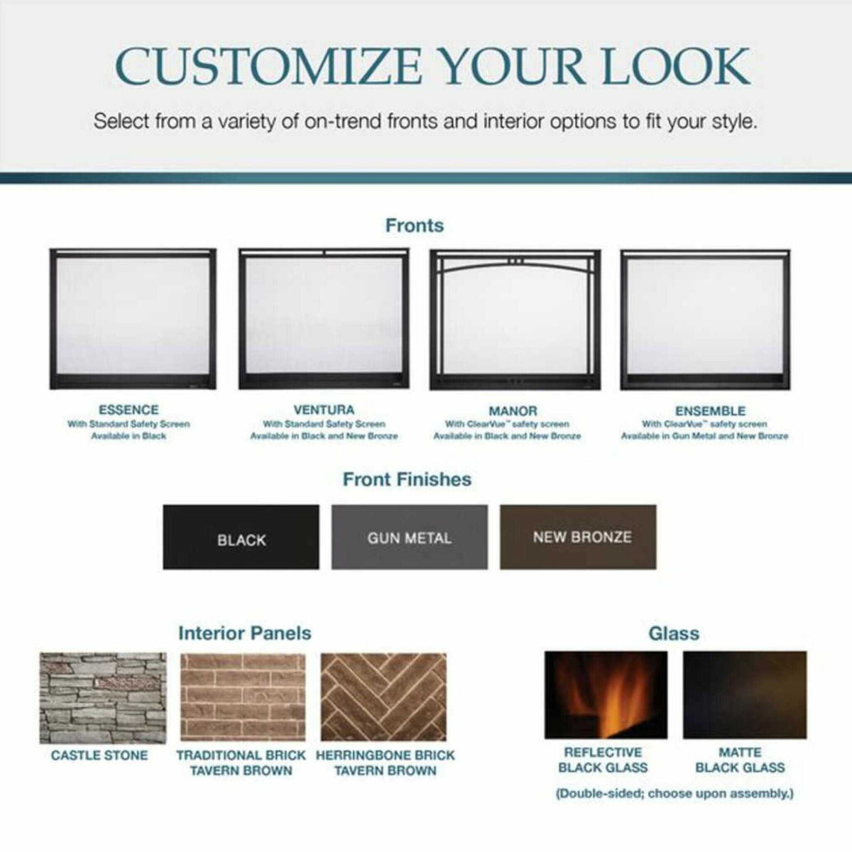 Majestic Meridian 42-Inch Platinum Natural Gas Fireplace [MER42PN] (SAK51823)