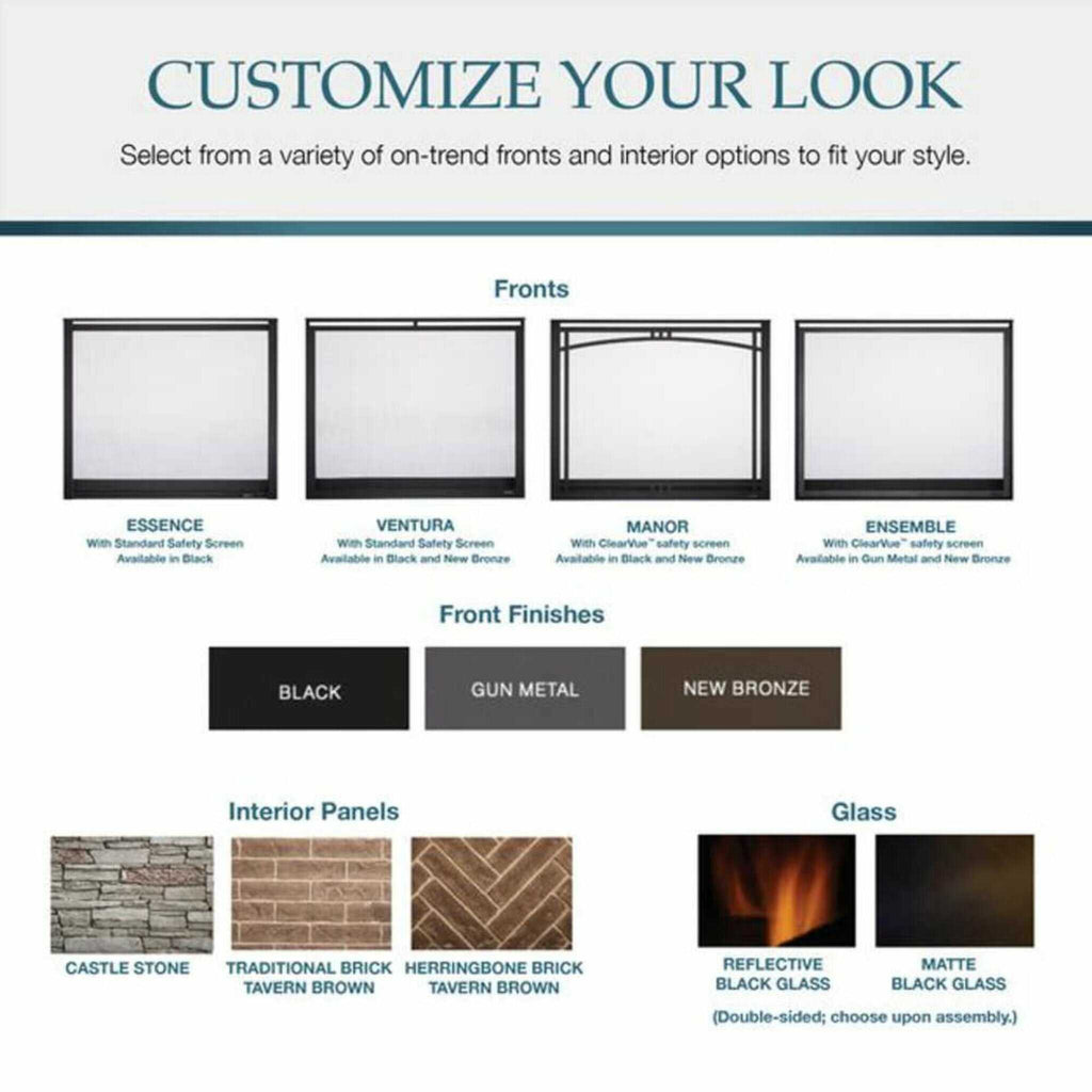 Majestic Meridian 42-Inch Natural Gas Fireplace [MER42N] (SAK43895)
