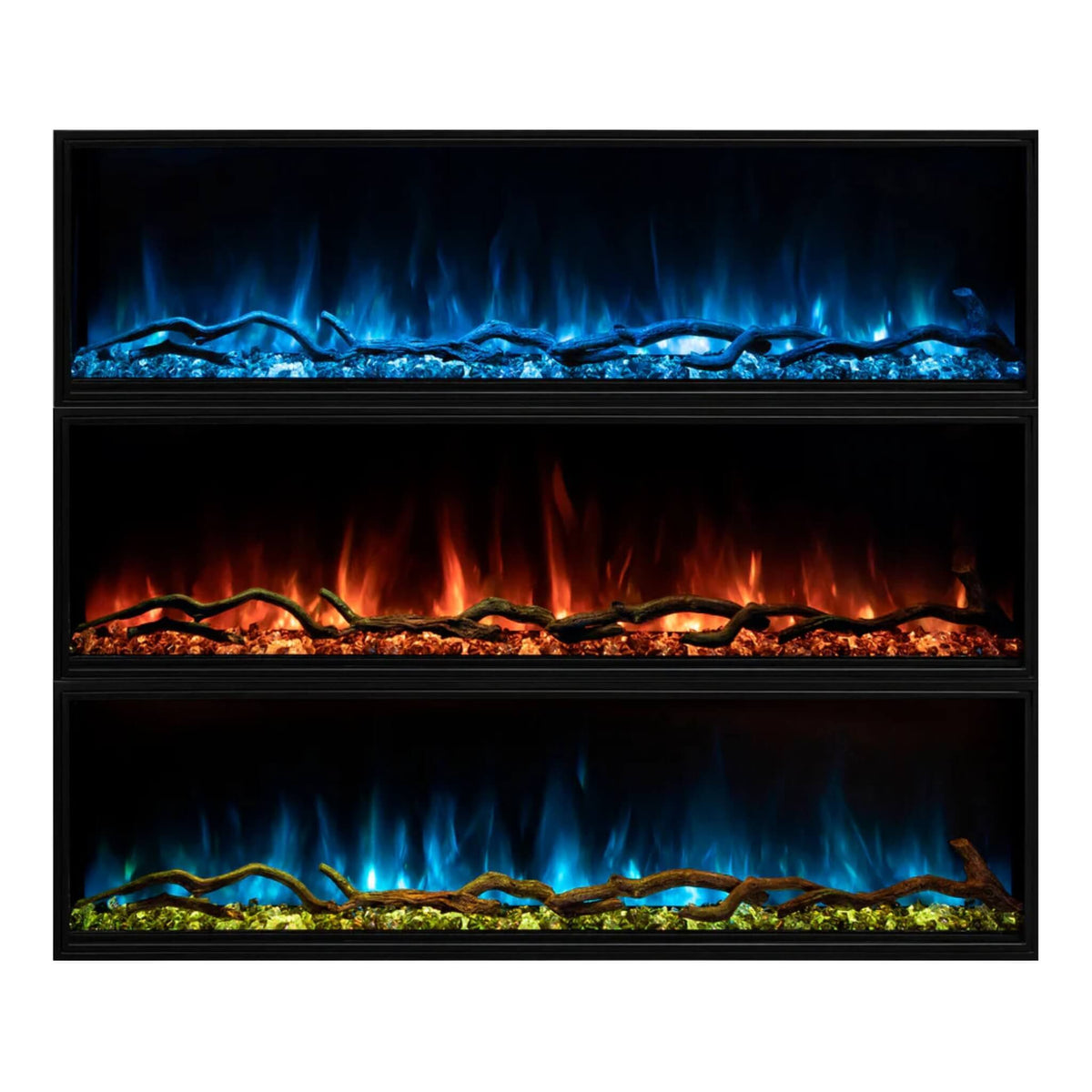 Modern Flames Landscape Pro Slim 56-Inch Built-In Electric Fireplace With Wifi Control [LPS-5614] (SAK62153)