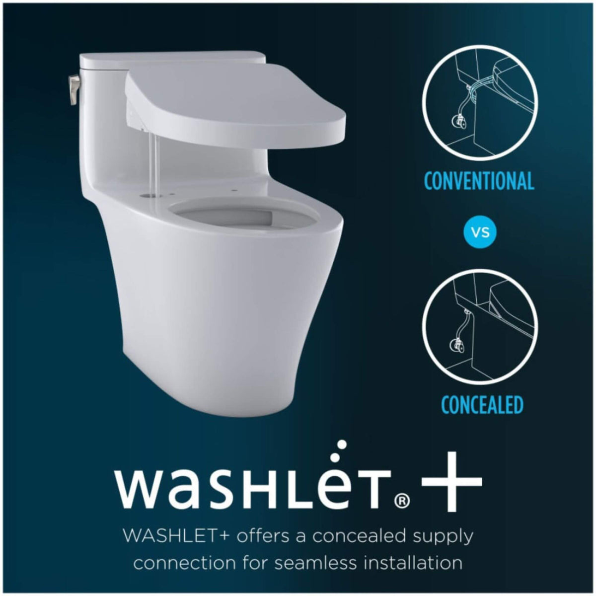 [MW4424726CEFG#01] TOTO Nexus 1.28 GPF Elongated Chair Height Toilet With Washlet S7 (SAK15604)