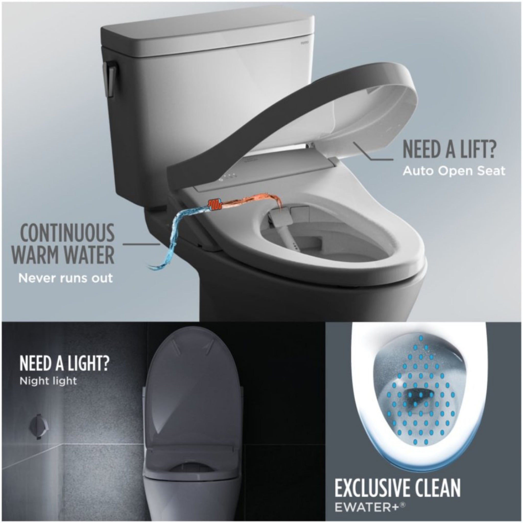 [MW4544726CEFG#01] TOTO Drake II 1.28 GPF Elongated Chair Height Toilet With Washlet S7 Bidet Seat (SAK29654)