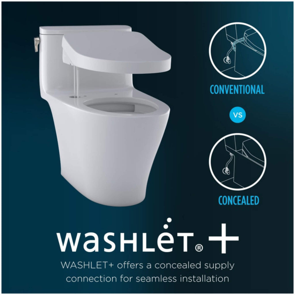 [MW4544726CUFGA#01] TOTO Drake II Washlet S7 And 1.0 GPF Elongated Chair Height Bidet Toilet (SAK70831)