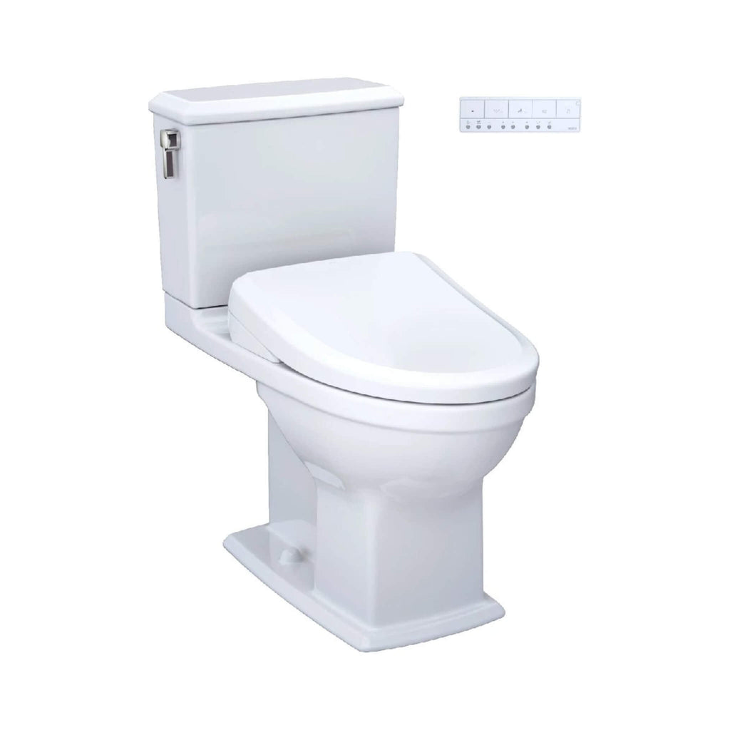 [MW4944724CEMFG#01] TOTO Connelly 0.9 GPF and 1.28 GPF Dual Flush Elongated Cefiontect Toilet With Washlet S7 Bidet Seat (SAK43705)
