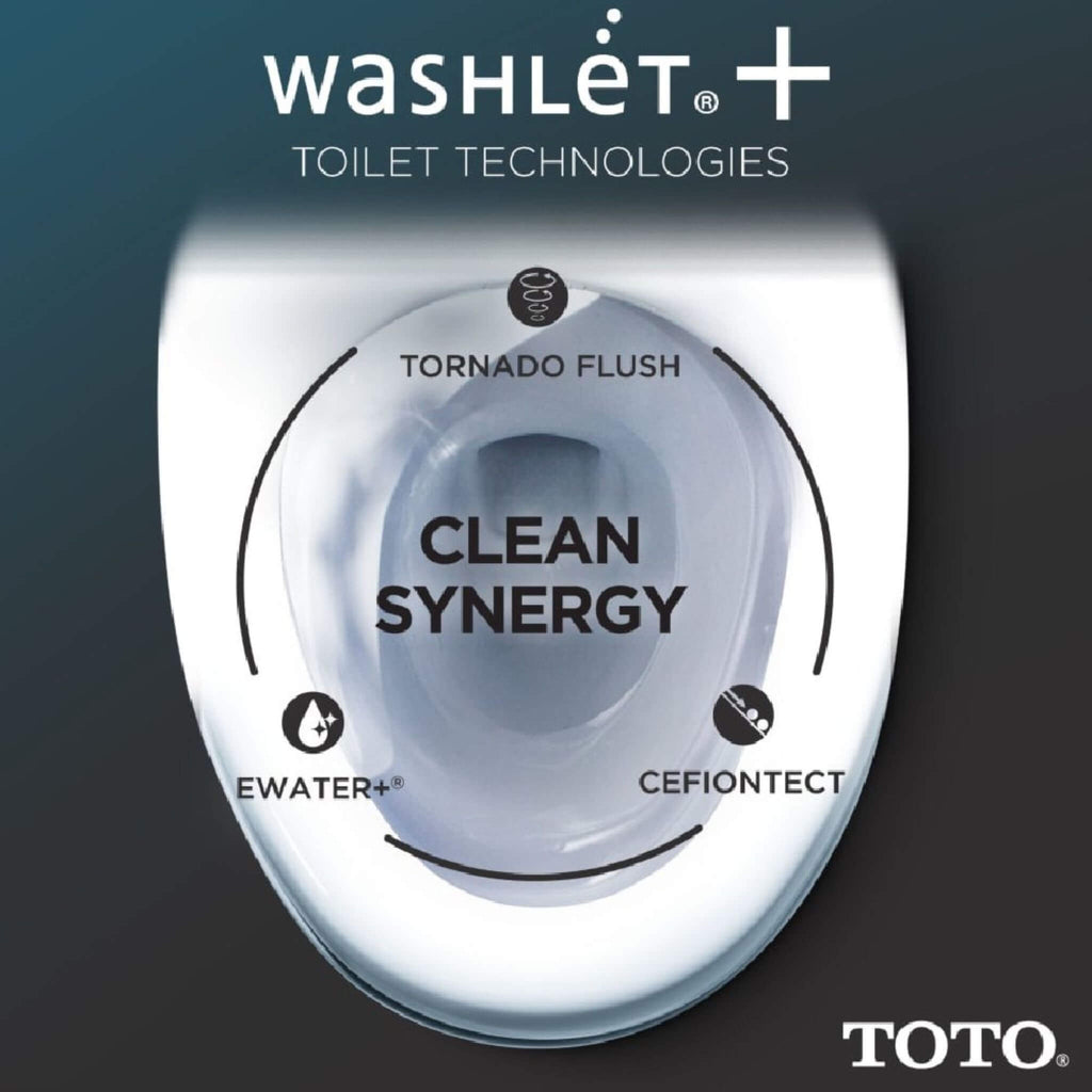 [MW4944734CEMFG#01] TOTO Connelly 1.28 GPF And 0.9 GPF Elongated Toilet With S7A Auto Open Bidet Seat (SAK24169)