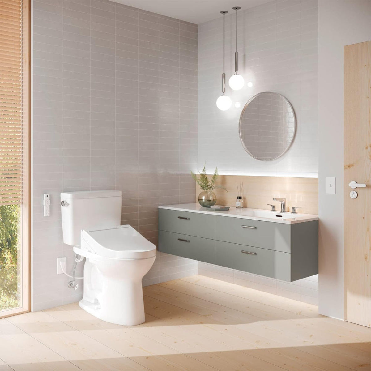 [MW7763084CSG#01] TOTO Drake C5 Bidet Seat With 1.6 GPF Tornado Flush (SAK12230)