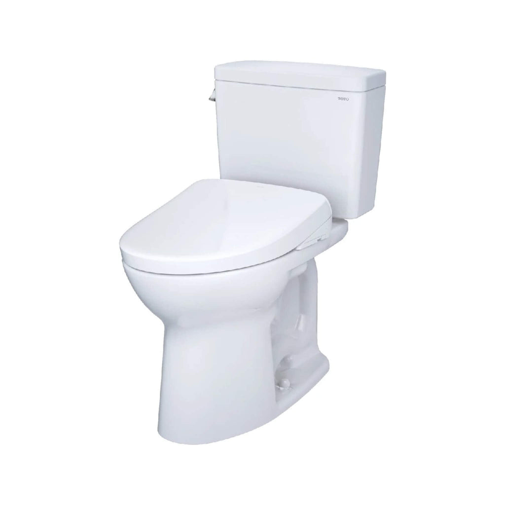 [MW7764736CEFGA.10#01] TOTO Drake Washlet S7A With 1.28 GPF Universal Height 10-Inch Rough-In Elongated Bidet Toilet (SAK35691)