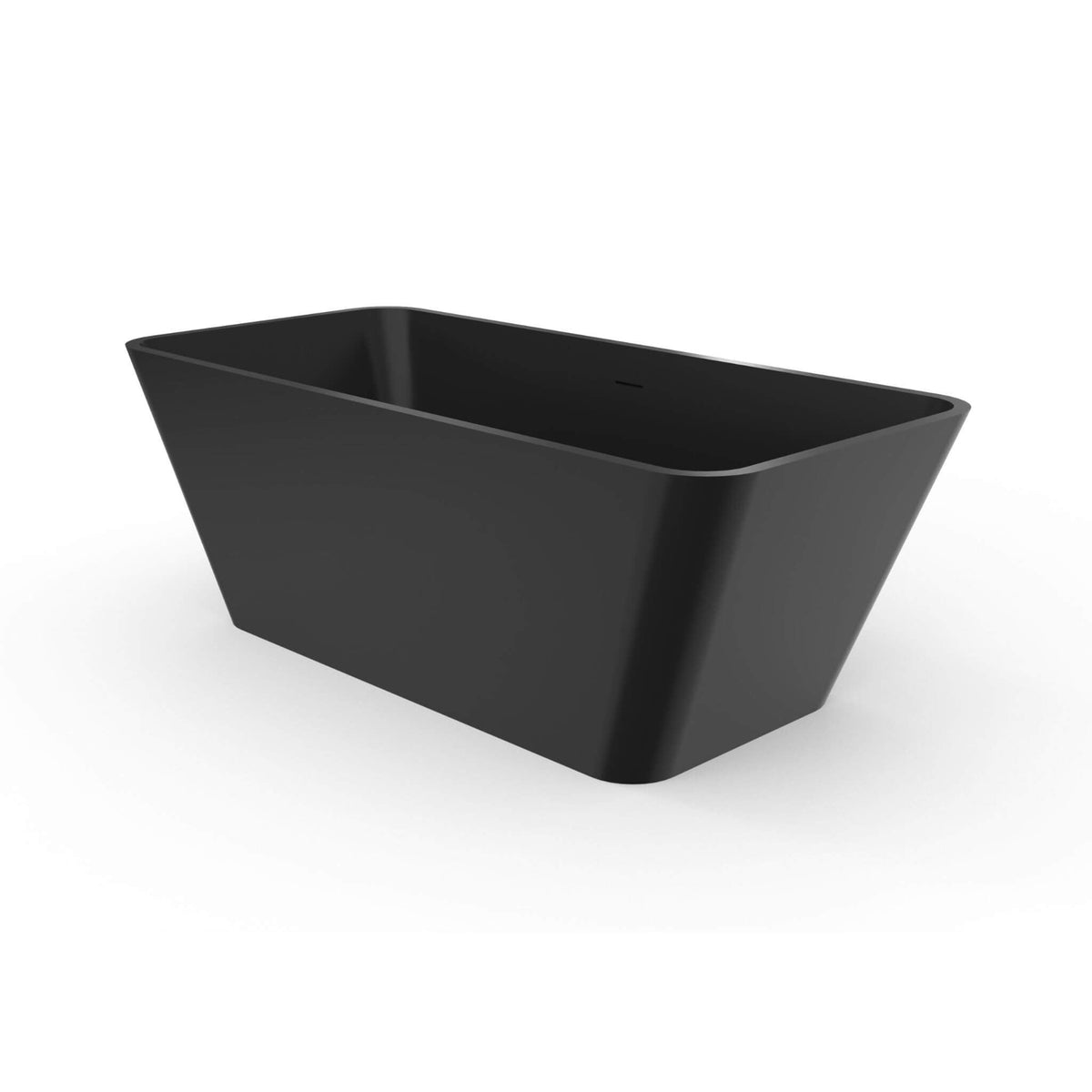 Nuvia Cascade 67-Inch Luxury Freestanding Solid Surface Soaking Bathtub (SAK51920)