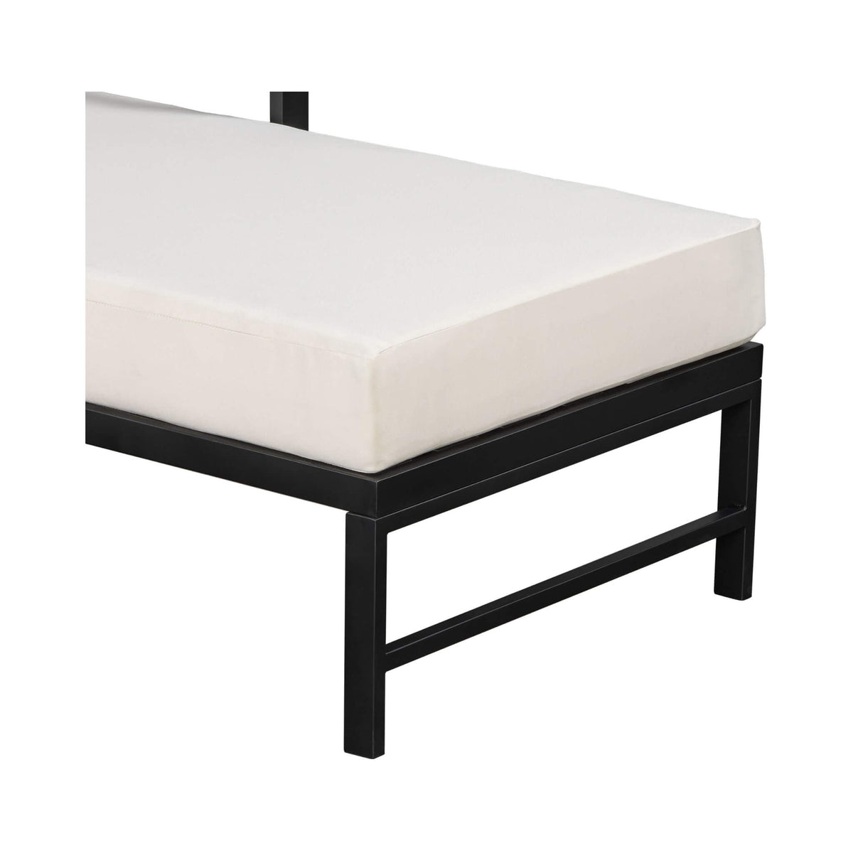 Alora Outdoor 3-Person L-Shaped Patio Sofa With Iron Frame And Thick Cushions [No Coffee Table] (SAK70213)