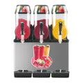 Premium Commercial Stainless Steel Slushy Machine With Triple Tank Advance Cooling, 45L (SAK52258)
