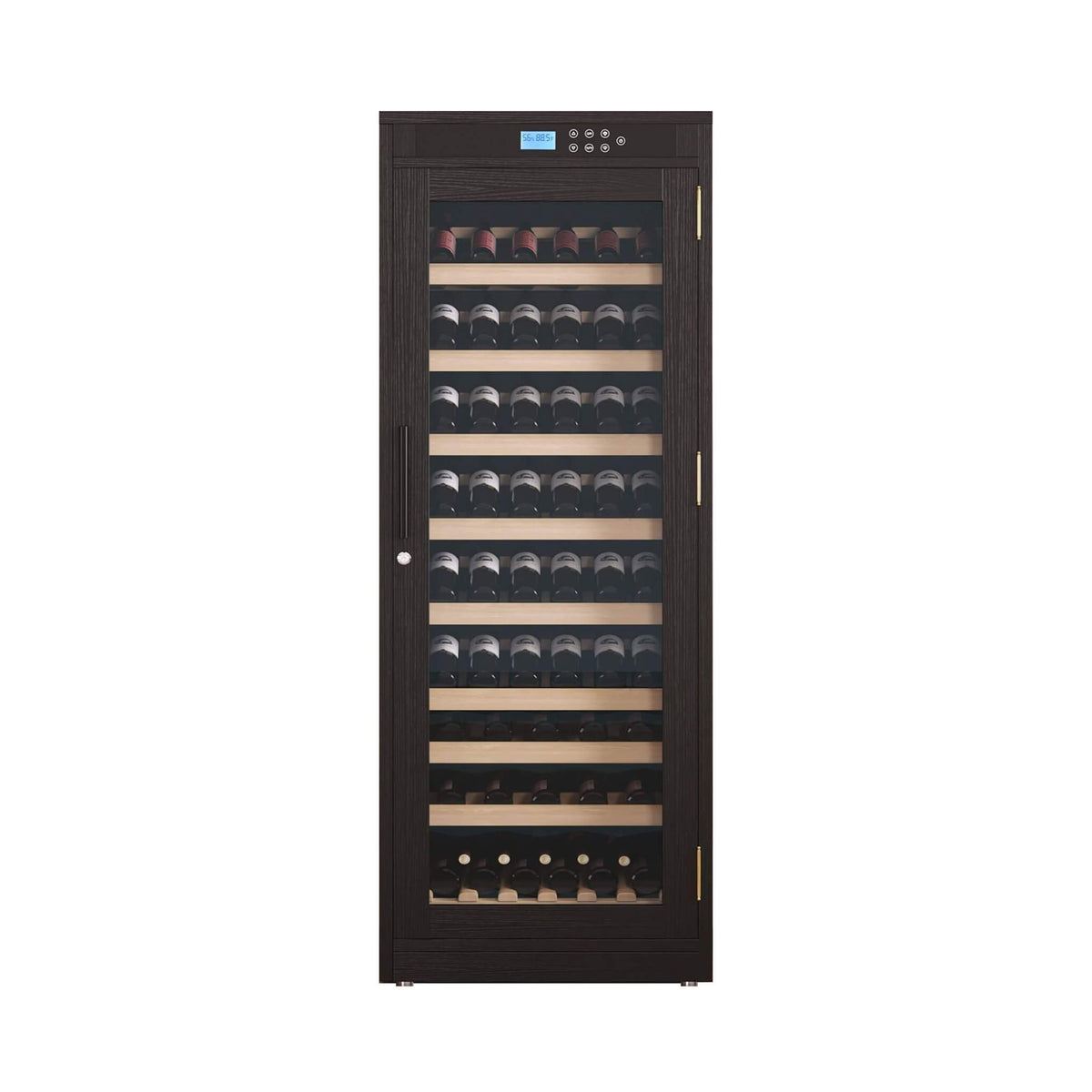 Nuvia 102-Bottle Smart Temperature-Controlled Multi-Tier Wine Cabinet For Home And Bar (SAK46361)