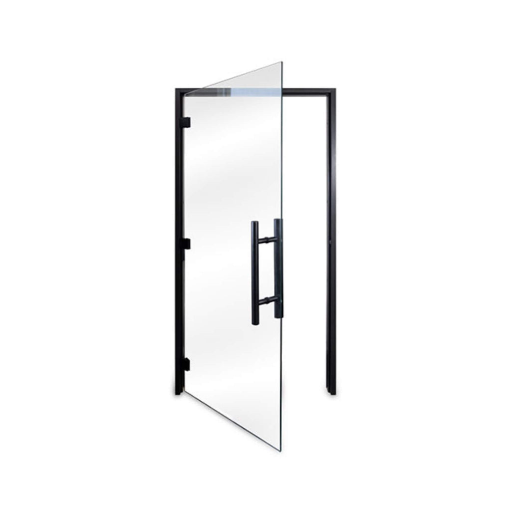 Prosaunas 36X81-Inch Black Alder Clear Prehung ADA Glass Sauna Door (SAK15497)