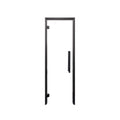 Prosaunas 24X81-Inch Black Alder Clear Glass Sauna Door (SAK38670)