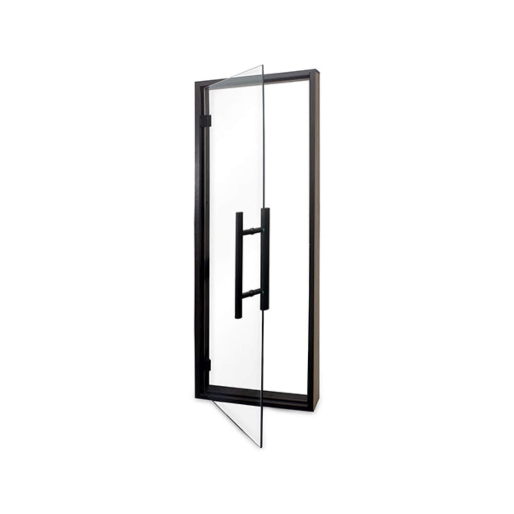 Prosaunas 24X73-Inch Black Alder Prehung Clear Glass Sauna Door (SAK67491)