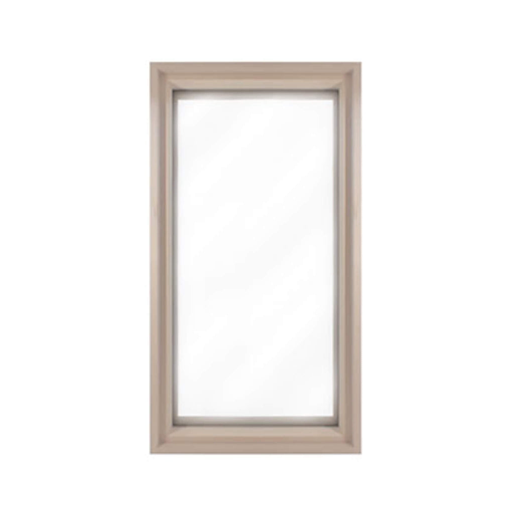 Prosaunas 16X30-Inch Framed Hemlock Tempered Dual Pane Clear Glass Sauna Window (SAK44067)