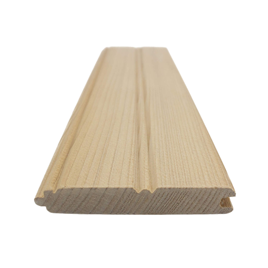 Prosaunas Hemlock 1X4 Vertical Grain T&G V2E Sauna Bench Wood [WOOD631] (SAK97532)