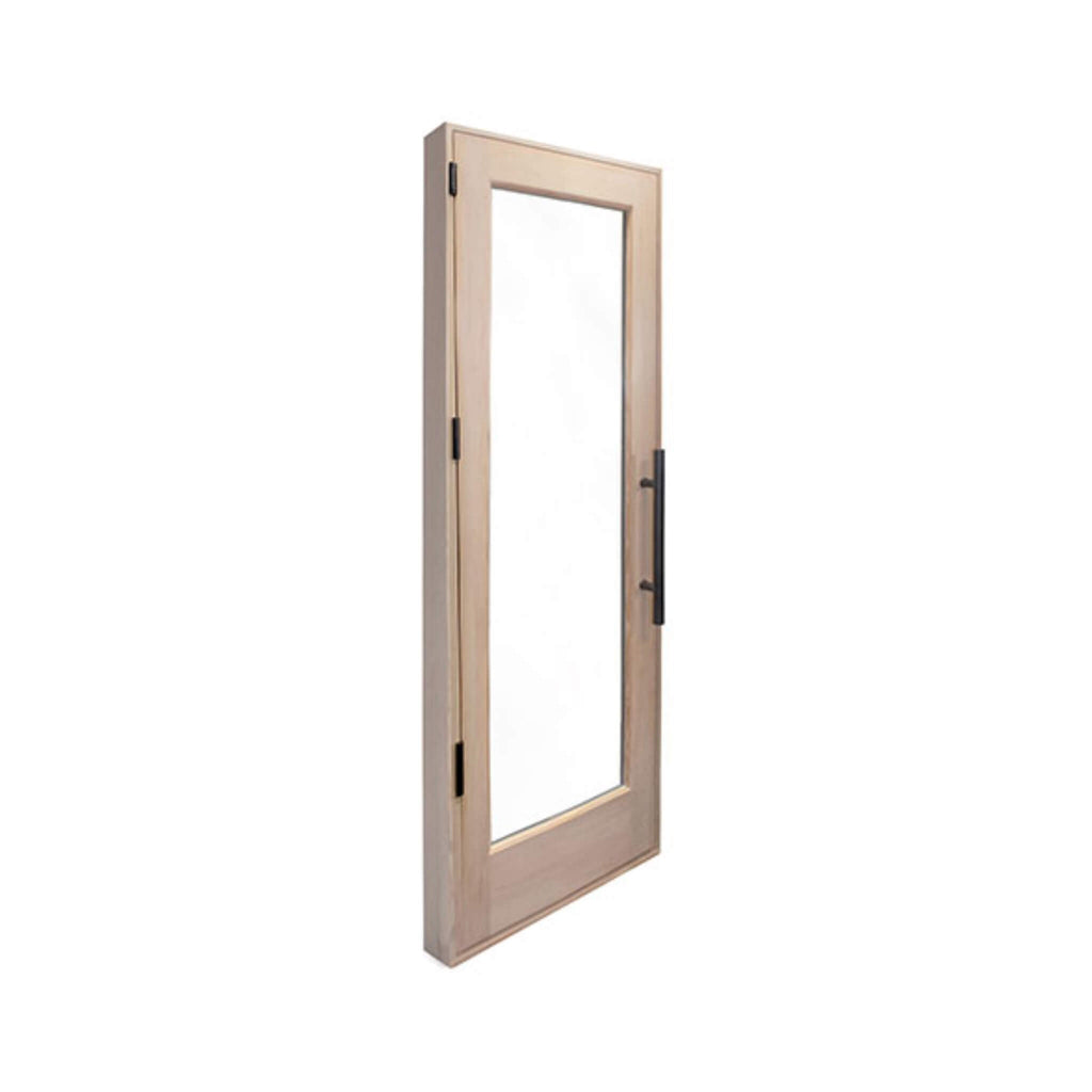 Prosaunas 24X80-Inch Prehung Solid Wood Douglas Fir Sauna Door With Dual-Pane Insulated Glass (SAK25184)