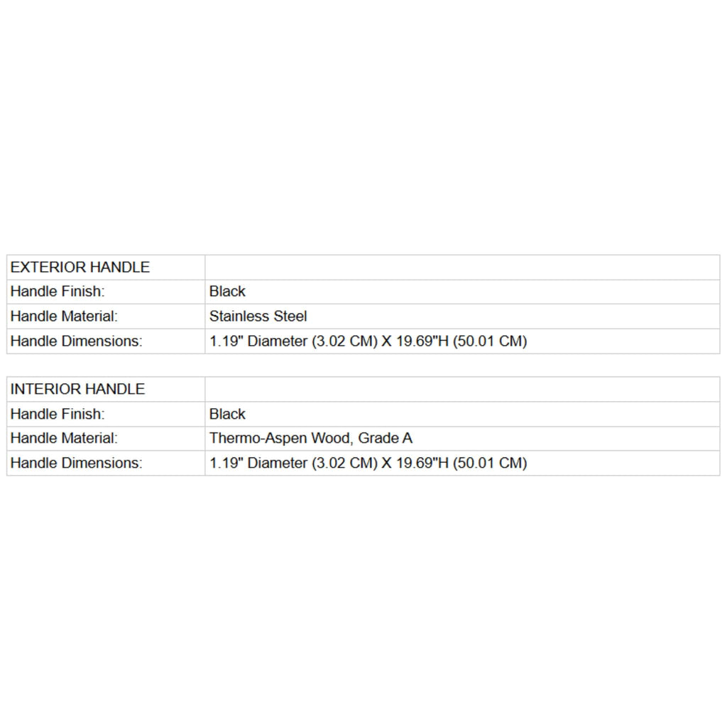 Prosaunas 24X80-Inch Prehung Solid Wood Douglas Fir Sauna Door With Dual-Pane Insulated Glass (SAK25184)