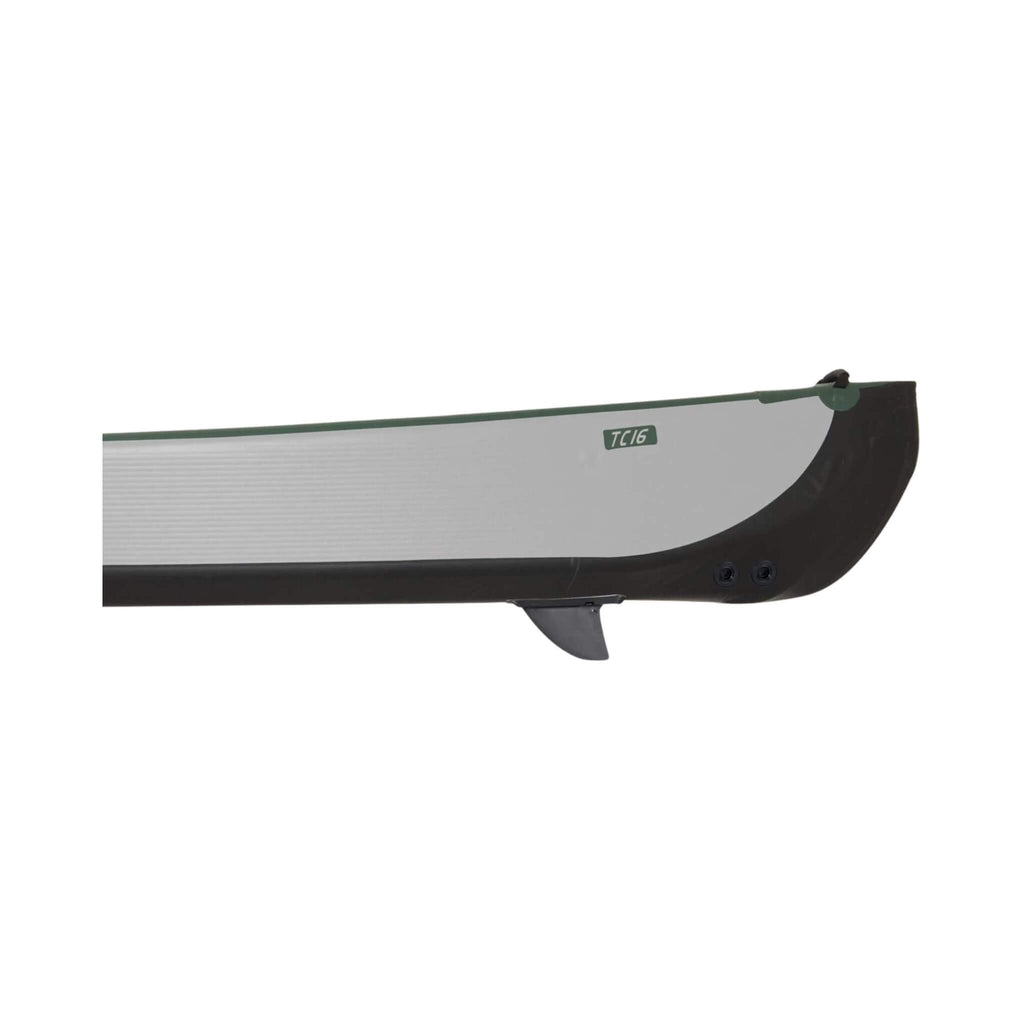 Sea Eagle 3-People TC16 High Pressure All Drop Stitch Inflatable Travel Canoe, 16FT [TC16K] (SAK43086)