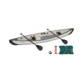 Sea Eagle 3-People TC16 High Pressure All Drop Stitch Inflatable Travel Canoe, 16FT [TC16K] (SAK43086)