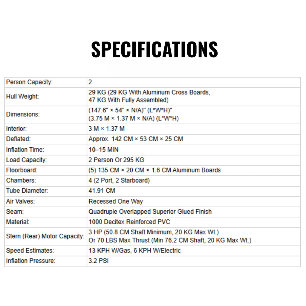 Sea Eagle 375FC FoldCat 2-Persons Inflatable Fishing Lightweight Pontoon Boat [375FCK] (SAK34652)