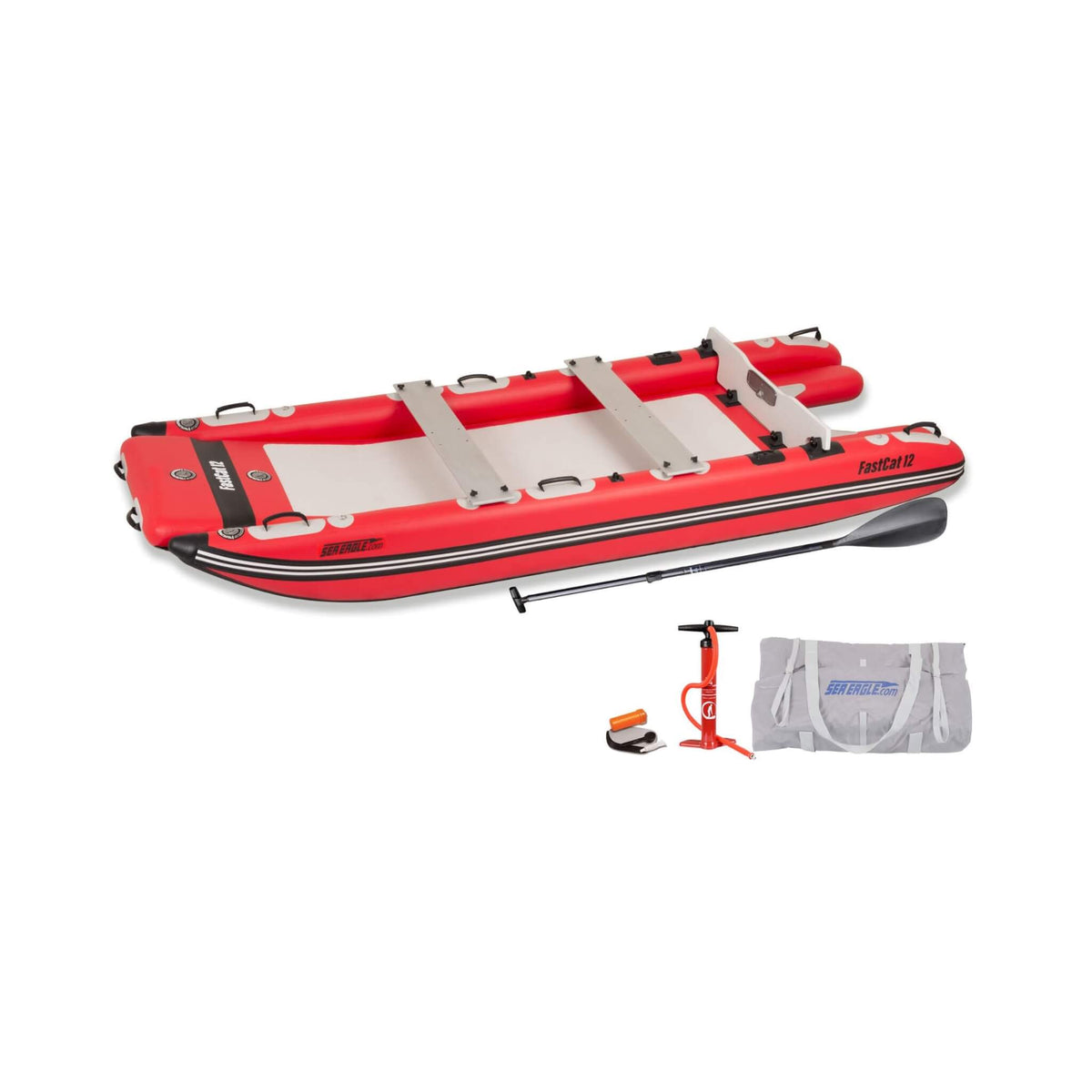 Sea Eagle Boats FastCat12™ Catamaran Inflatable Boat, 13FT [FASTCAT12K] (SAK29684)