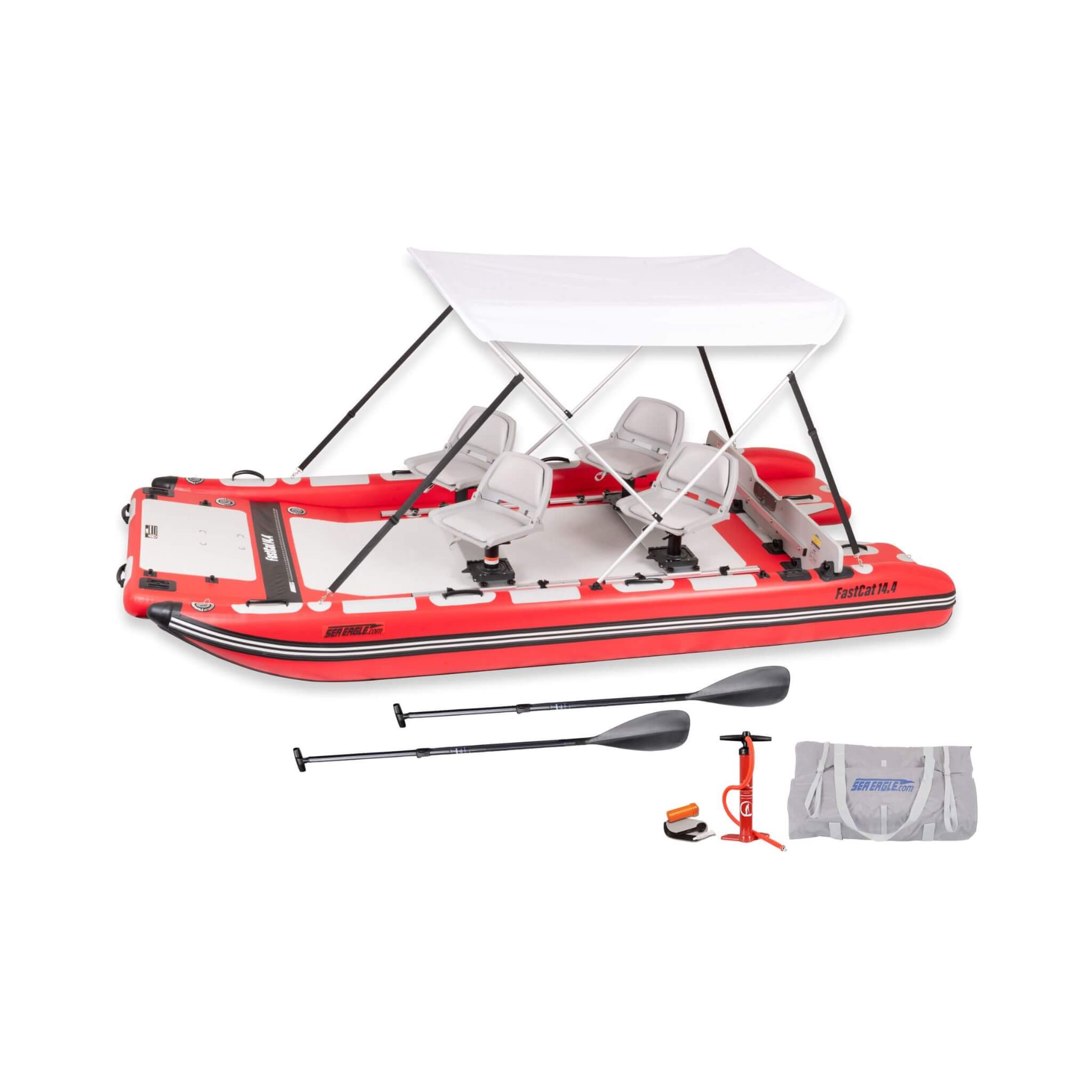 Sea Eagle Boats FastCat14™ Catamaran Inflatable Boat, 14FT [FASTCAT14K] (SAK43210)