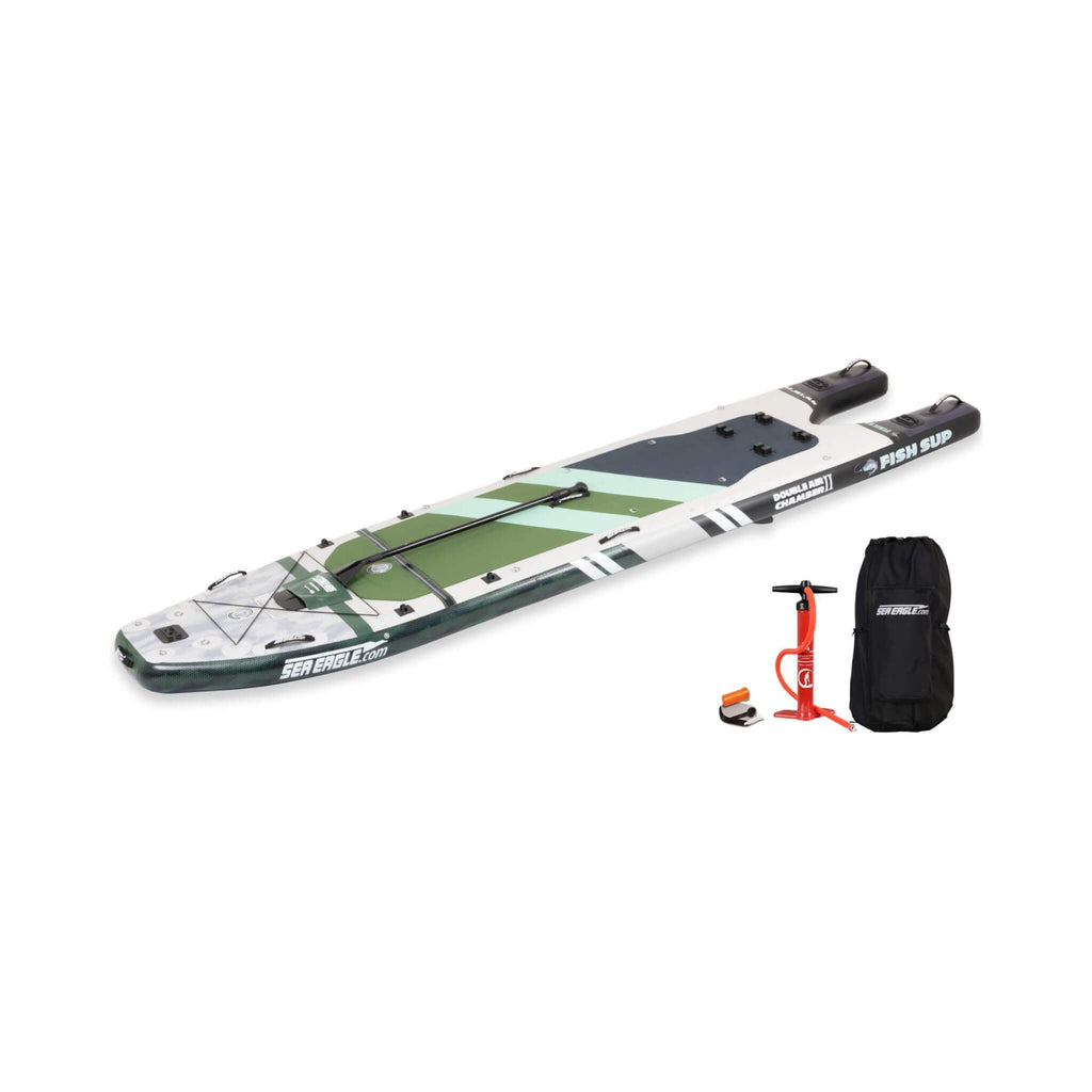 Sea Eagle FS1210 FishSUP 1-Person Inflatable Fishing Stand-Up Paddleboard [FS1210K] (SAK79218)