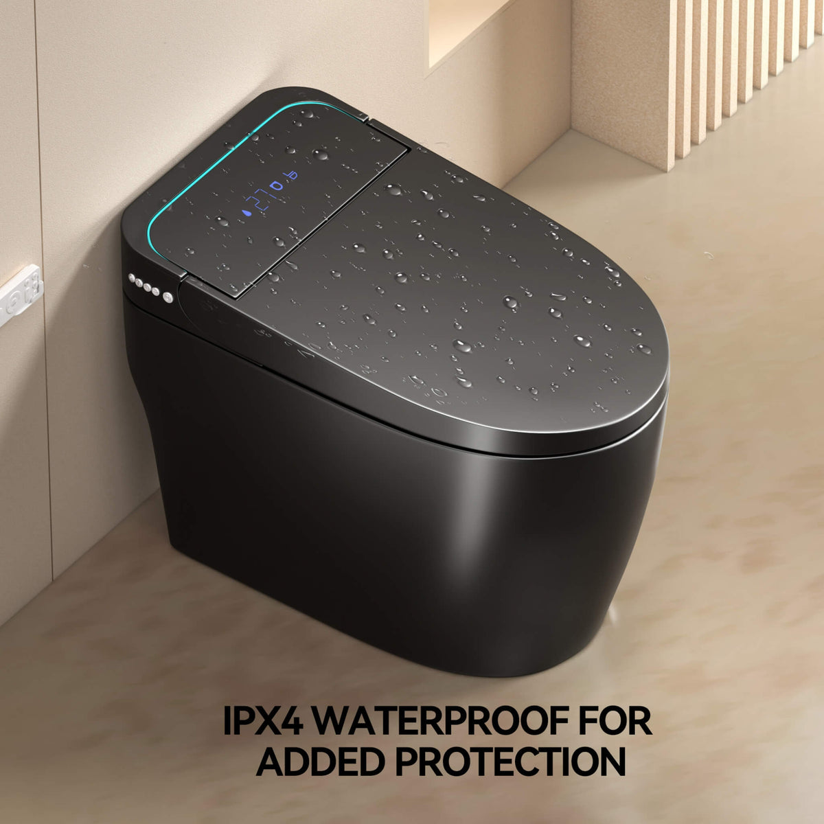 Nuvia Smart One-Piece Bidet Toilet With Auto Open/Close Seat And Dryer (SAK86135)