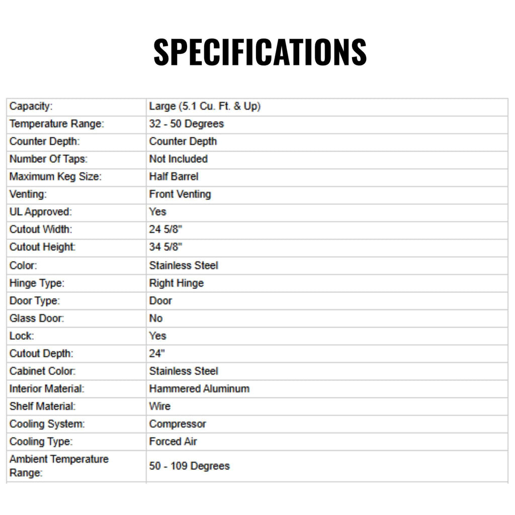 Summerset 24-Inch Outdoor Rated Double Drawer Refrigerator [RFR-24DR2-A] (SAK95283)