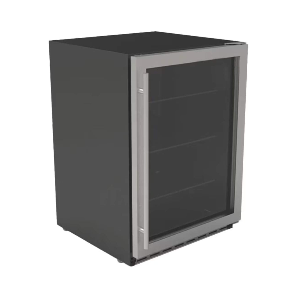Summerset 24-Inch Outdoor Rated Refrigerator With Glass Door [RFR-24G] (SAK16934)