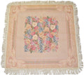 DaDa Bedding Breath of Spring Floral Beige Intricate Ornate Square Tapestry Table Cloth