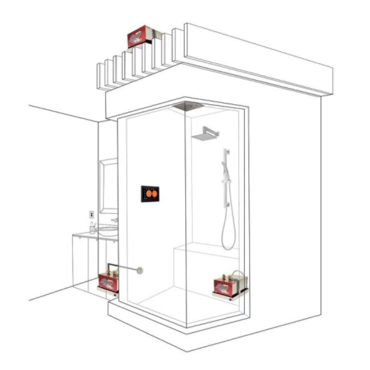 ThermaSol 8KW Pro I Essential  Steam Shower Generator With Fast Start [PROI-140] (SAK61352)