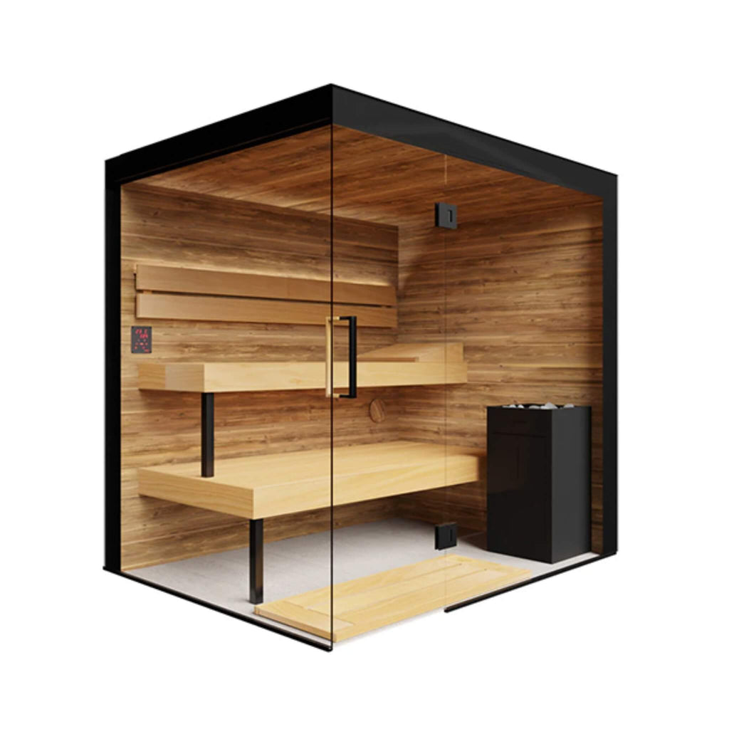 ThermaSol Lumaria 2-5 Person Indoor Glass Sauna Cabin [14-LUMARIA] (SAK84962)