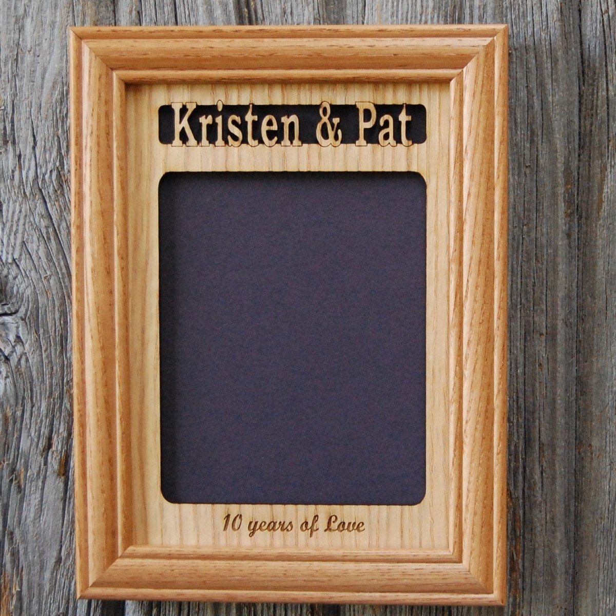 Years Of Love Picture Frame - 5x7 Frame Hold 3x5 Photo