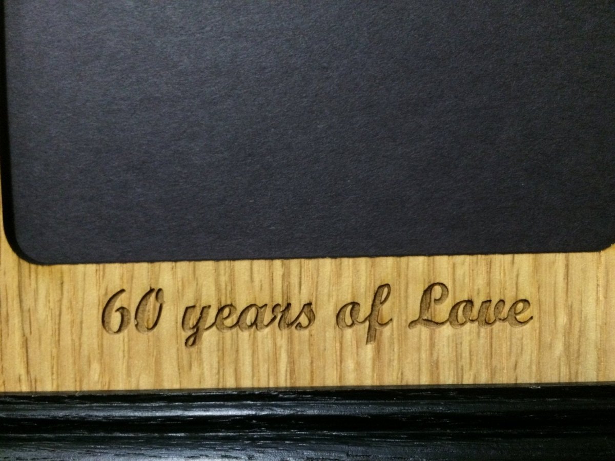 Years Of Love Picture Frame - 5x7 Frame Hold 3x5 Photo