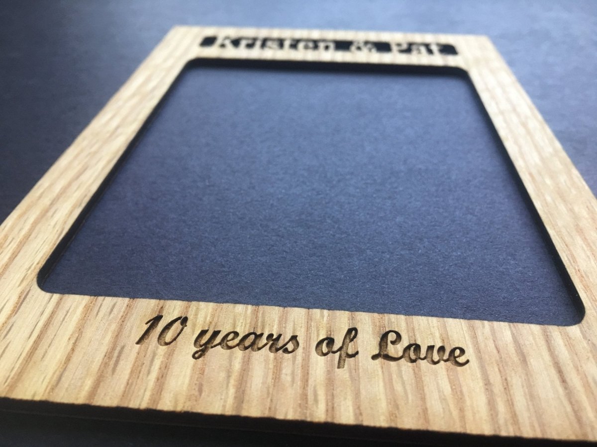 Years Of Love Picture Frame - 5x7 Frame Hold 3x5 Photo